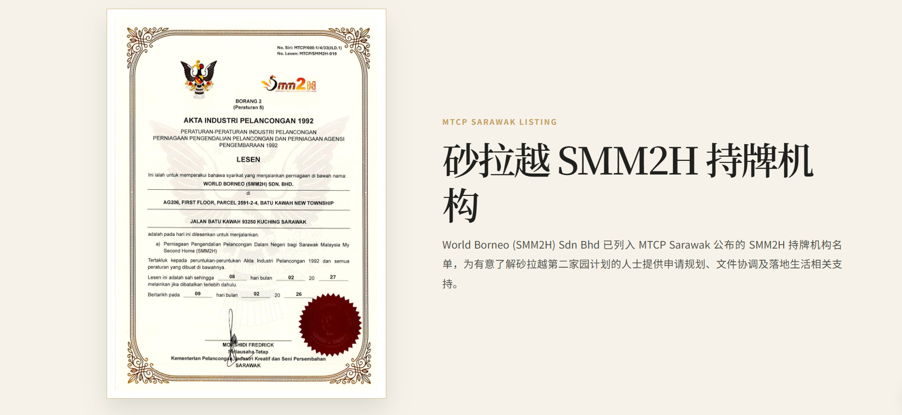 World Borneo SMM2H 许可证